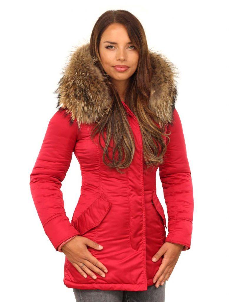 Manteaux De Femmes Avec Col Fourrure Versano manteau femme col vraie fourrure